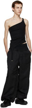 Dion Lee Black Nylon Track Pants
