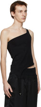 Dion Lee Black Shoulder Hook Tank Top