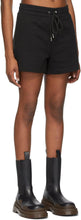 Dion Lee Black Terry Boxer Shorts