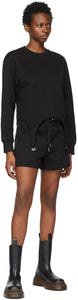 Dion Lee Black Terry Boxer Shorts