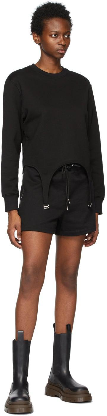 Dion Lee Black Terry Boxer Shorts