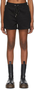 Dion Lee Black Terry Boxer Shorts - Short de boxeur Terry Noir Dion Lee - Dion Lee 검은 테리 복서 반바지