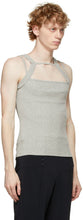 Dion Lee Grey Rib Holster Tank Top