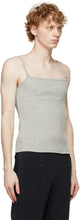 Dion Lee Grey Rib Holster Tank Top