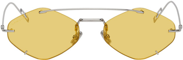 Dior Homme Gold DiorInclusion Oval Sunglasses - Dior Homme Lunettes de soleil ovale Diorinclusion - Dior homme 골드 디오 린 션 타원형 선글라스