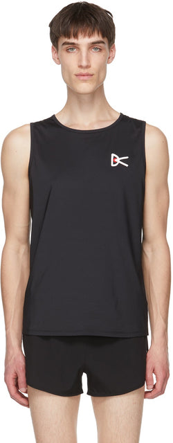 District Vision Black Air Wear Singlet Tank Top - District Vision Black Air Wear Singlet Débardeur - 지구 비전 블랙 에어 착용 싱글 렛 탱크 탑