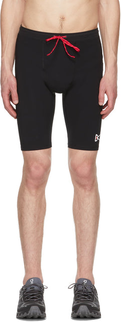 District Vision Black TomTom Half Tights Shorts - District Vision Noir TomTom Halle Collants Short - 지구 비전 검은 톰 톰 반 스타킹 반바지