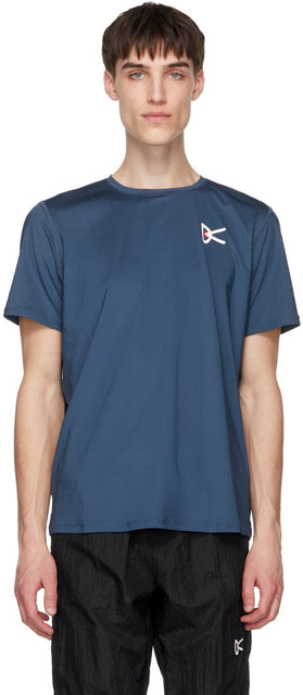 District Vision Blue Air Wear T-Shirt - T-shirt d'usure d'air bleu de vision du district - 지구 비전 블루 에어 착용 티셔츠