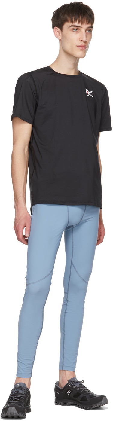 District Vision Blue Lono Full-Length Tights