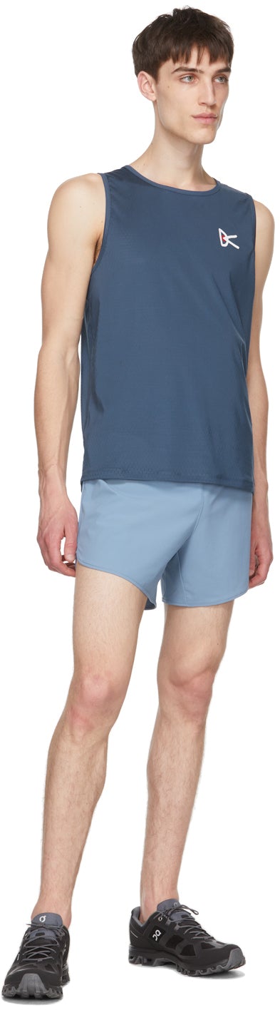 District Vision Blue Spino 5 Training Shorts