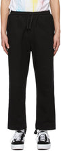 Double Rainbouu Black EZ Lounge Pants - Pantalon Double Salon EZ Black EZ - 더블 Rainbouu 블랙 ez 라운지 바지