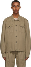 Double Rainbouu Khaki Jungle Shirt - Double chemise Jungle Khaki Khaki - 더블 Rainbouu Khaki 정글 셔츠