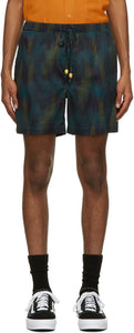 Double Rainbouu Multicolor Day Break Shorts - DOUBLE RAINBOUU Multicolor Day Short - 더블 Rainbouu 여러 가지 빛깔의 날 휴식 반바지