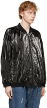 Doublet Black Gradation Chaos Embroidery Bomber Jacket