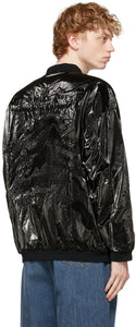 Doublet Black Gradation Chaos Embroidery Bomber Jacket