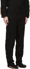 Doublet Black Hand-Crochet Bear Sweatpants