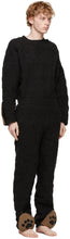 Doublet Black Hand-Crochet Bear Sweatpants
