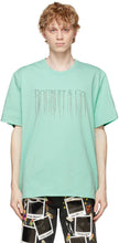 Doublet Green Chain Fringe Embroidery T-Shirt - T-shirt de broderie à la chaîne verte doublet - 더블 렛 그린 체인 프린지 자 수 티셔츠