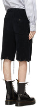 Doublet Navy Flower Corsage Shorts