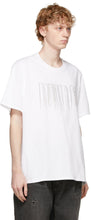 Doublet White Chain Fringe Embroidery T-Shirt