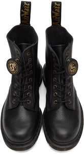 Dr. Martens Black C.F. Stead 'Made in England' 1460 Pascal Boots