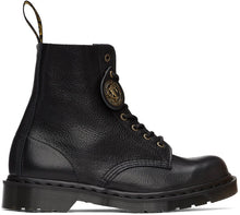 Dr. Martens Black C.F. Stead 'Made in England' 1460 Pascal Boots - Dr. Martens Black C.F. Stead 'Fabriqué en Angleterre' 1460 Bottes Pascal - Martens Black C.F. England '1460 Pascal Boots.