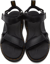 Dr. Martens Black Suicoke Edition Leather Strap DEPA Sandals