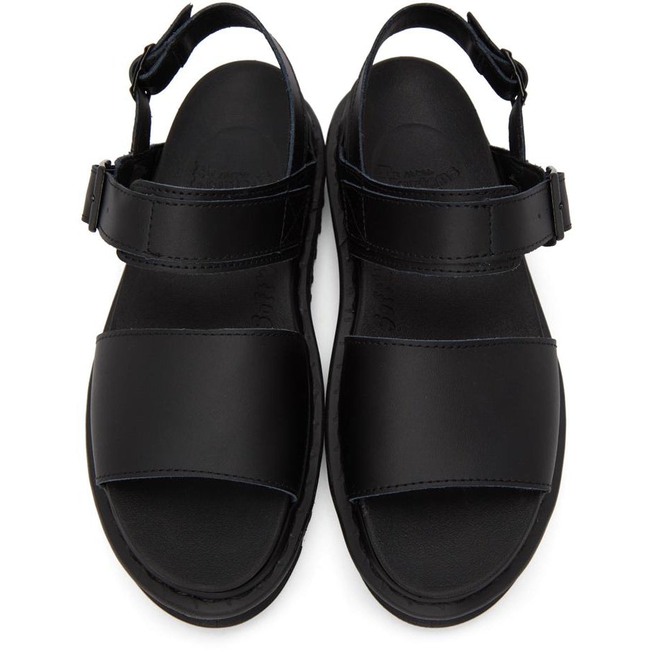 Dr. Martens Black Voss Sandals