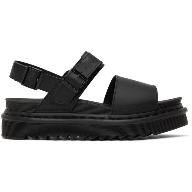 Dr. Martens Black Voss Sandals