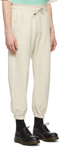 DrÃ´le De Monsieur Beige Logo Sweatpants