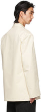 Dries Van Noten Beige Cotton Twill Blazer