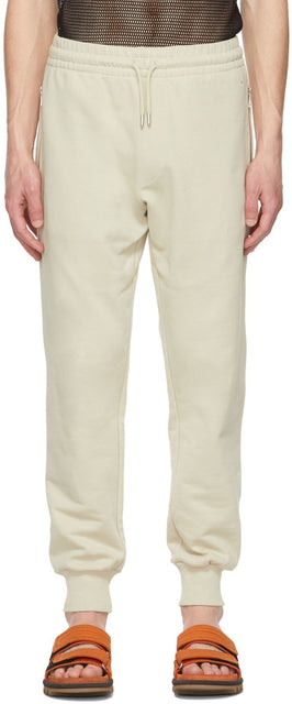 Dries Van Noten Beige French Terry Lounge Pants - Sèche pantalon de salon Terry Terry Beige Beige - van noten 베이지 프랑스 테리 라운지 바지를 건조합니다