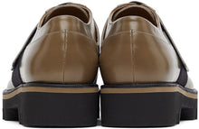 Dries Van Noten Beige Leather Lace-Up Derbys