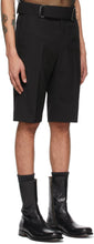 Dries Van Noten Black Belted Shorts