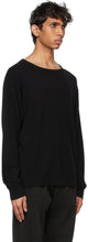 Dries Van Noten Black Cashmere Brushed Sweater