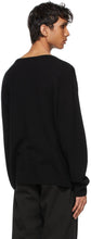 Dries Van Noten Black Cashmere Brushed Sweater