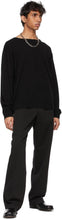 Dries Van Noten Black Cashmere Brushed Sweater