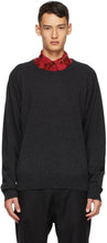 Dries Van Noten Black Cashmere Sweater - SHARIE VAN NOEN NOI-CACHEMERE Pull - 밴 알코올 블랙 캐시미어 스웨터를 건조시킵니다