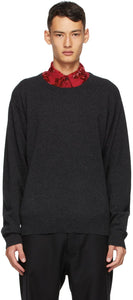 Dries Van Noten Black Cashmere Sweater - SHARIE VAN NOEN NOI-CACHEMERE Pull - 밴 알코올 블랙 캐시미어 스웨터를 건조시킵니다