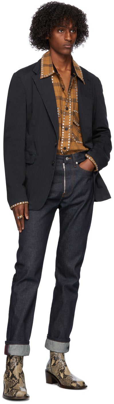 Dries Van Noten Black Cotton Blazer