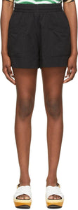 Dries Van Noten Black Cotton Jersey Shorts - Sèche shorts de jersey de coton noir - 밴 알코올 검은 면화 저지 반바지를 건조합니다