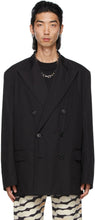 Dries Van Noten Black Cotton Poplin Blazer - Dries Van Noten Black Cotton Poplin Blazer - 밴 알코올 블랙 코튼 포플린 블레이저