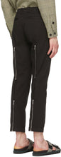 Dries Van Noten Black Cotton Twill Trousers
