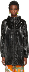 Dries Van Noten Black Crinkled Coat - DRIES VAN NOTEN COUTEAU DE BREUX NOIR - 밴, 검은 색 거친 코트를 건조합니다
