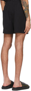 Dries Van Noten Black Jersey Shorts