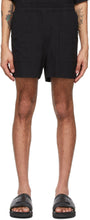 Dries Van Noten Black Jersey Shorts - Sèche short de jersey noir - 밴 알코올 검은 저지 반바지를 건조시킵니다