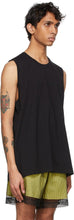 Dries Van Noten Black Jersey Tank Top