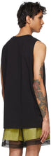 Dries Van Noten Black Jersey Tank Top