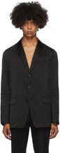 Dries Van Noten Black Museum Blazer - Dries Van Noten Black Museum Blazer - 밴 알코올 블랙 박물관 블레이저를 건조합니다
