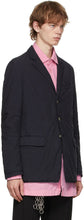 Dries Van Noten Black Padded Blazer